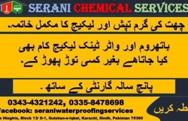 Serani Chemical Services waterproofing company