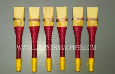 Uilleann Pipe chanter reed 6 pcs of made with Spanish cane