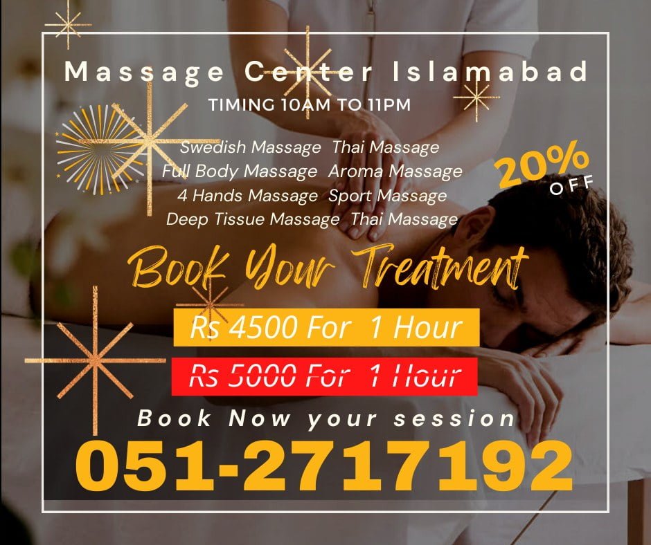 body massage center Islamabad