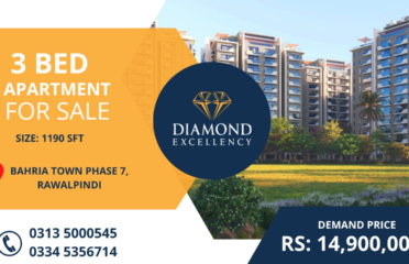 Luxury 3 Bedroom Apartment For Sale in Bahria Town Islamabad