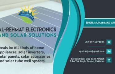 AlRehmat Electronics and Solar Solutions